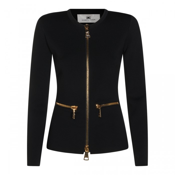 BLACK STRETCH KNITWEAR