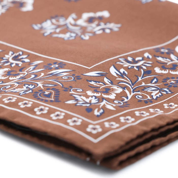 BROWN SILK AND COTTON BLEND... 2