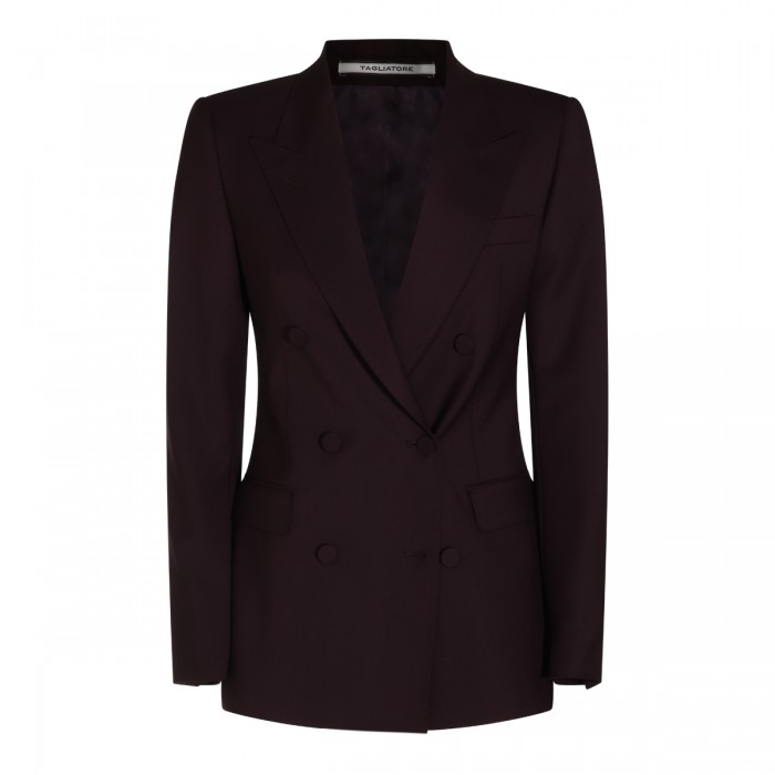 VIOLET VIRGIN WOOL T PARIGI...