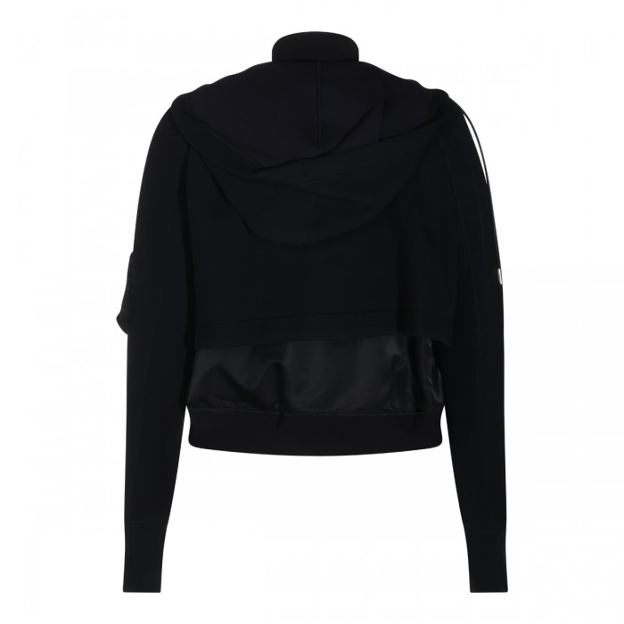BLACK SPONGE SWEATSHIRT 2