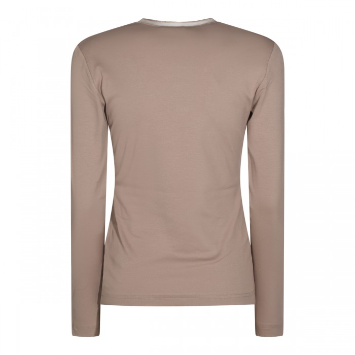 BEIGE COTTON T-SHIRT 2