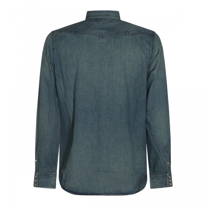 DARK BLUE COTTON SHIRT 2
