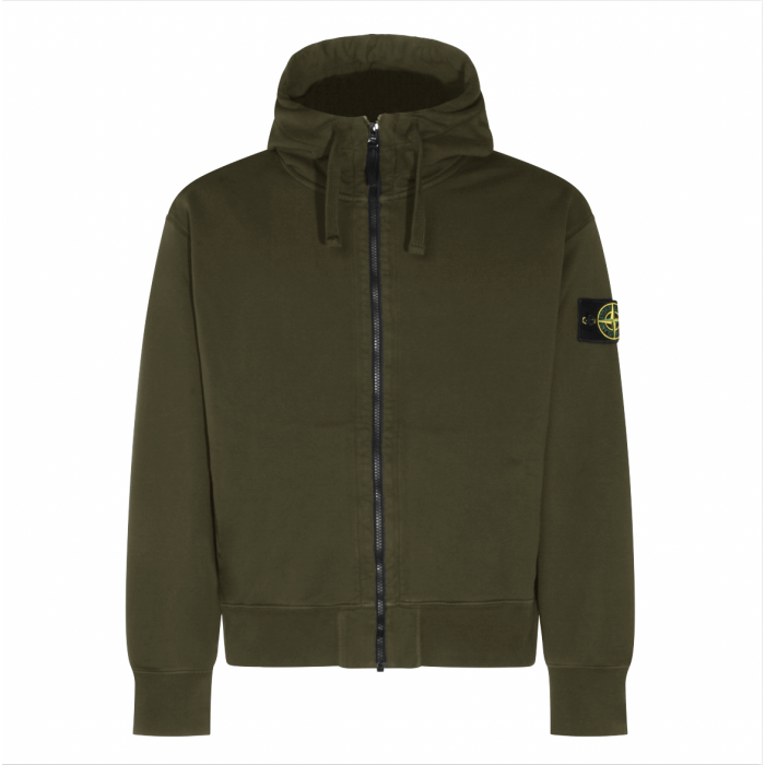 DDARRK GREEN COTTON SWEATSHIRT