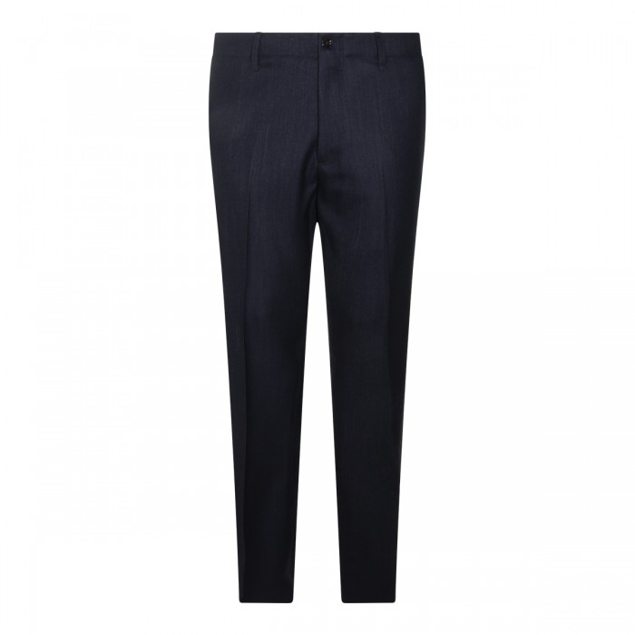 DARK BLUE WOOL PANTS