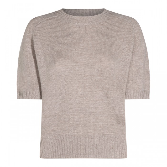 BEIGE WOOL KNITWEAR
