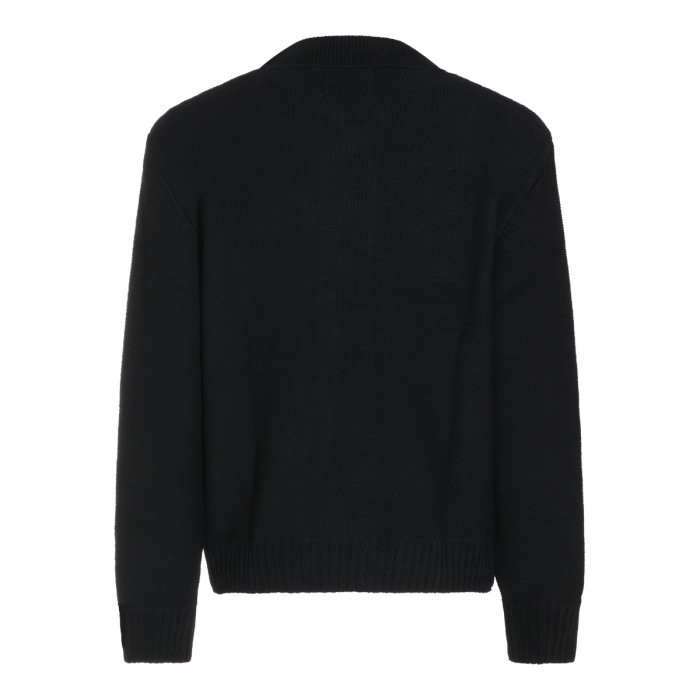 BLACK WOOL KNITWEAR 2