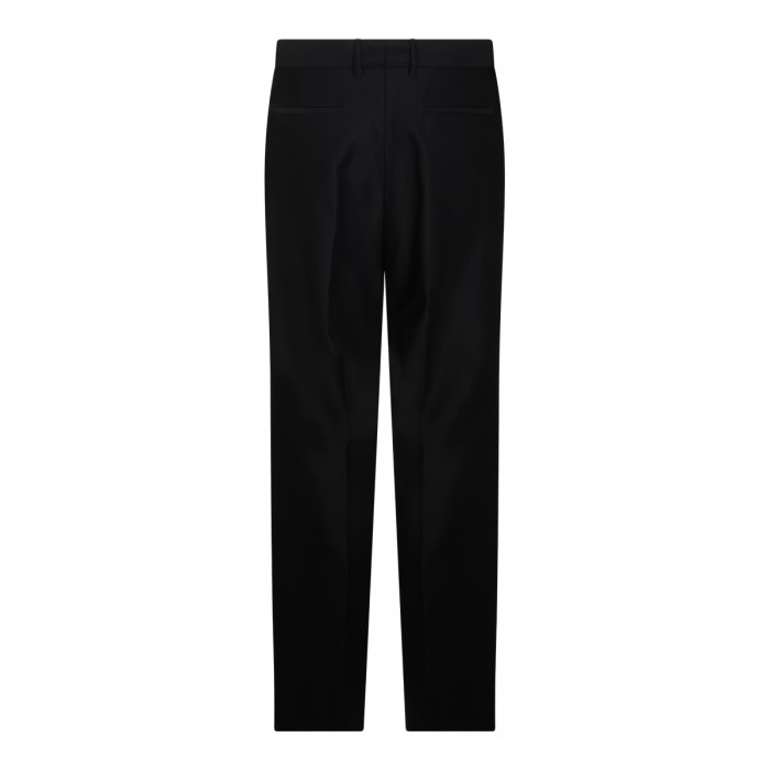 BLACK WOOL PANTS 2