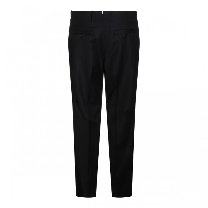 BLACK WOOL PANTS 2