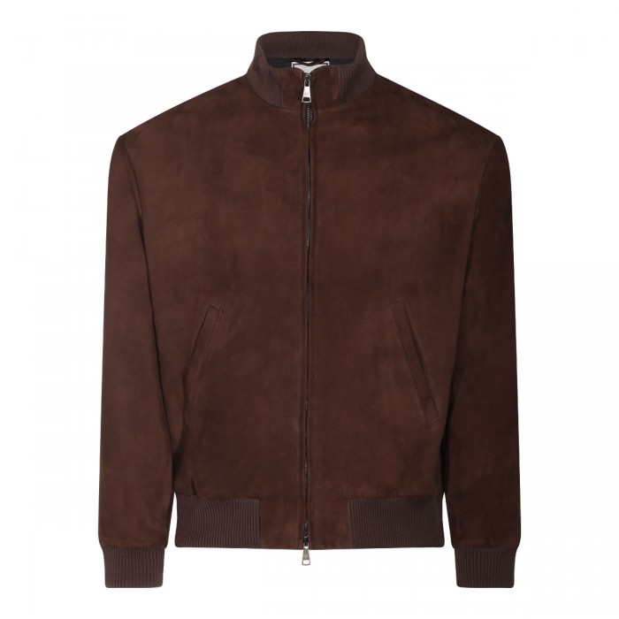 DARK BROWN LEATHER JACKET
