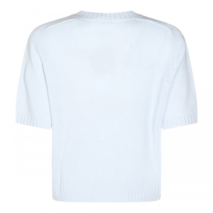 LIGHT BLUE WOOL KNITWEAR 2