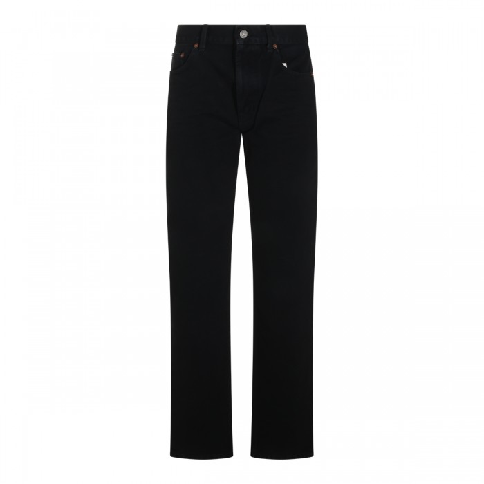BLACK COTTON JEANS