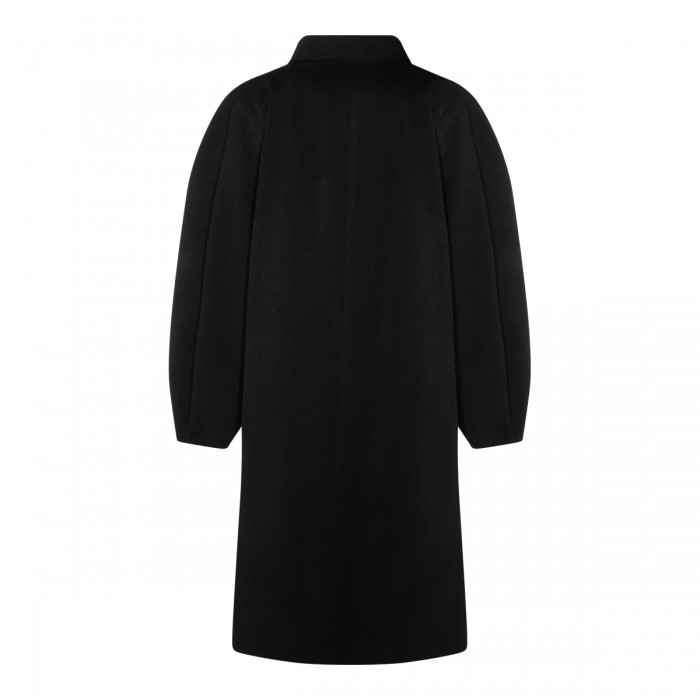 BLACK WOOL COAT 2