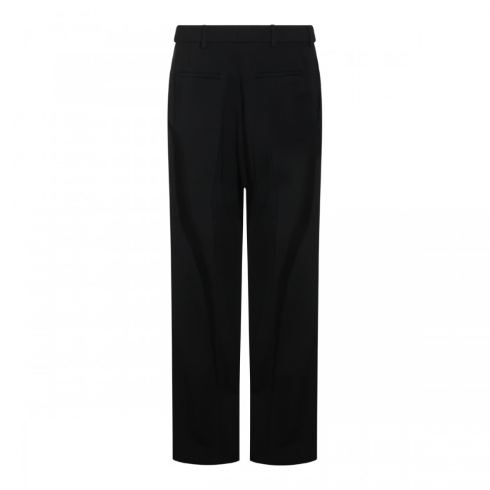 BLACK WOOL PANTS 2