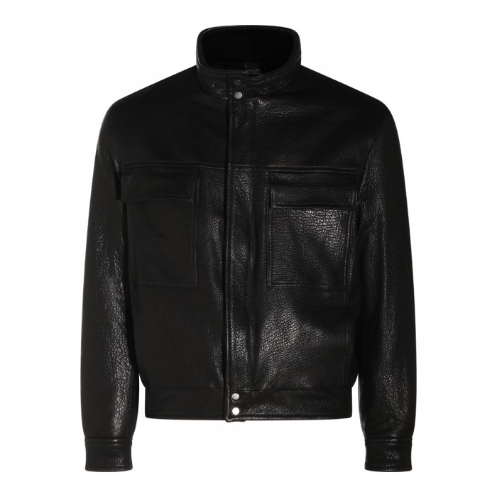 BLACK LEATHER JACKET