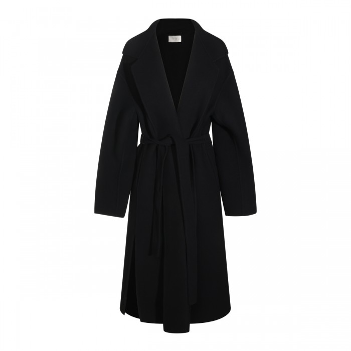 BLACK WOOL COAT