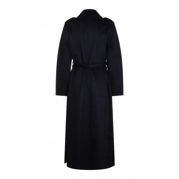 DARK BLUE WOOL COAT 2