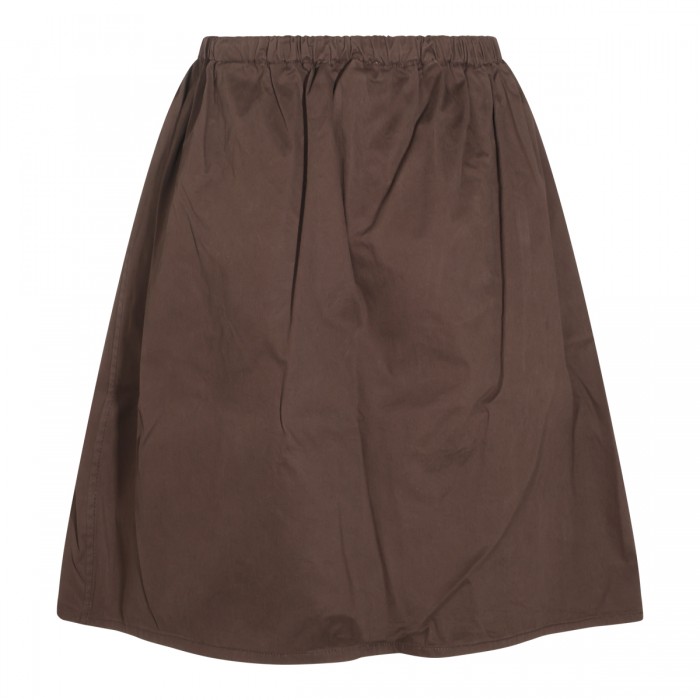 BROWN COTTON SKIRT 2