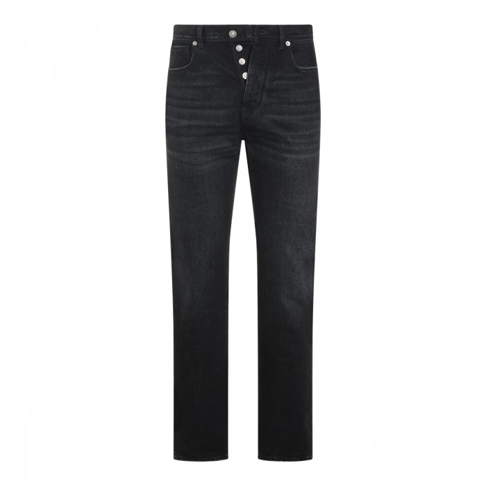DARK GREY COTTON JEANS