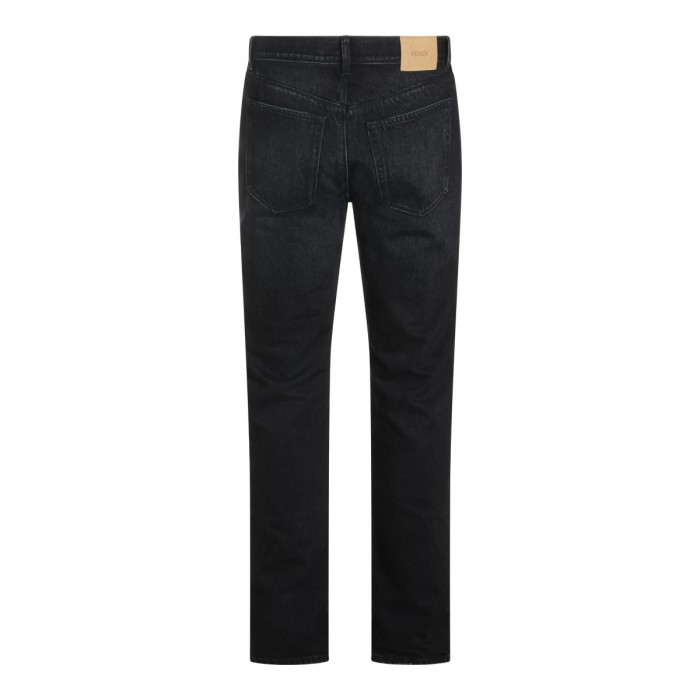 DARK GREY COTTON JEANS 2