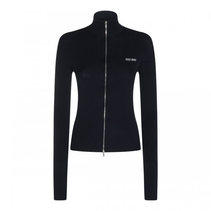 DARK BLUE COTTON KNITWEAR