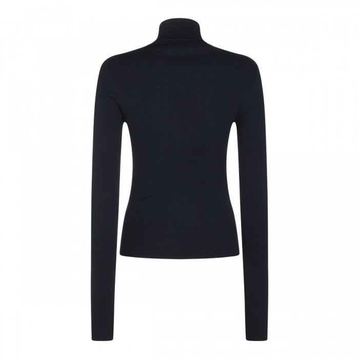 DARK BLUE COTTON KNITWEAR 2