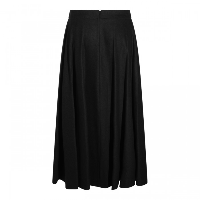 BLACK MIDI SKIRT 2