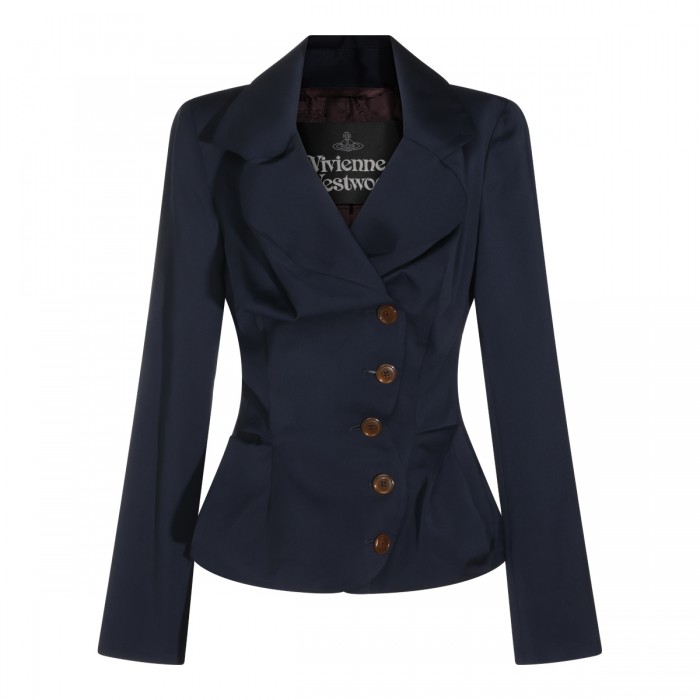 DARK NAVY WOOL BLAZER