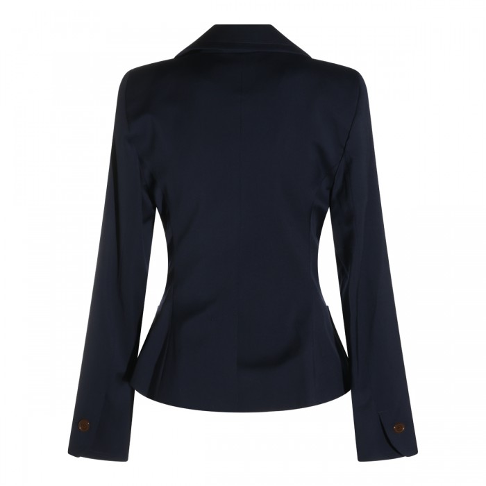 DARK NAVY WOOL BLAZER 2