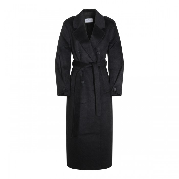 DARK GREYY WOOL COAT