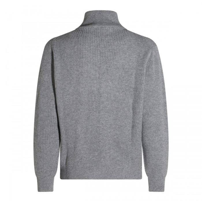 GREY WOOL KNITWEAR 2