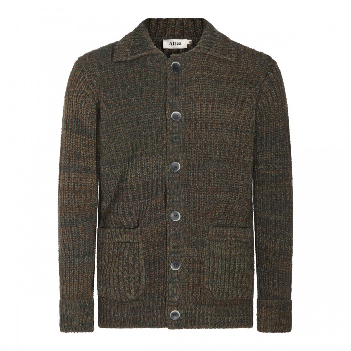 DARK GREEN WOOL KNITWEAR