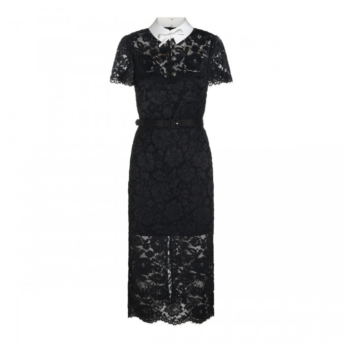 BLACK MIDI DRESS