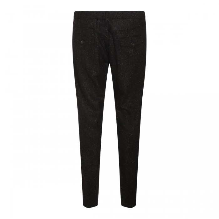 DARK BROWN WOOL PANTS 2
