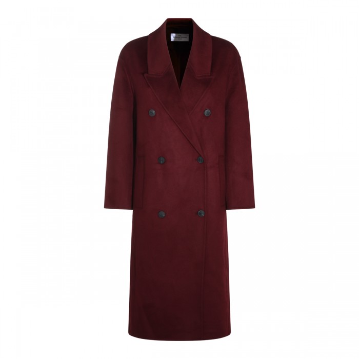 RED WOOL COAT