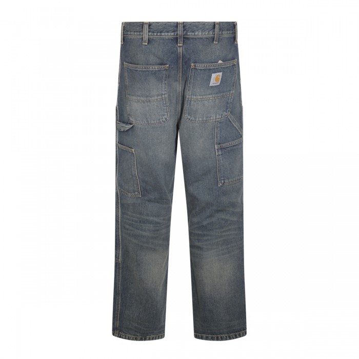 BLUE COTTON DENIM JEANS 2