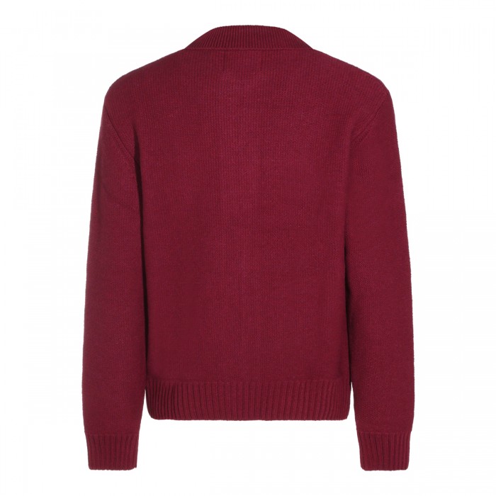 BORDEAUX WOOL KNITWEAR 2
