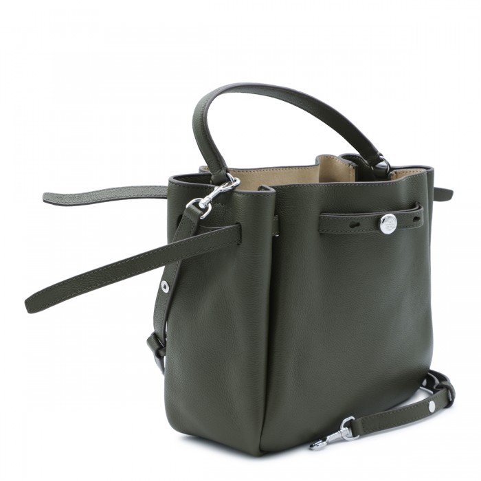 BROWN LEATHER ROMY SATCHEL 2