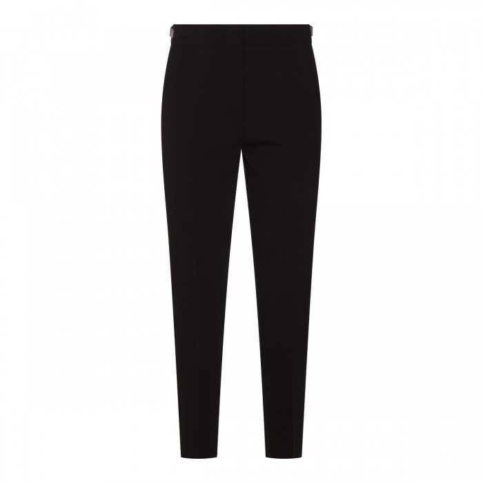 BROWN VIRGIN WOOL STRETCH...