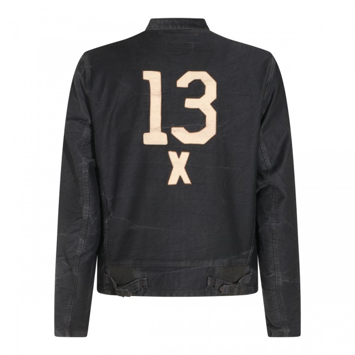 BLACK COTTON CASUAL JACKET 2