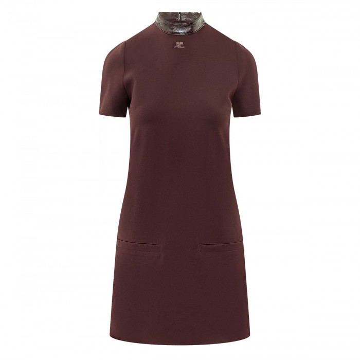 DARK RED MINI DRESS