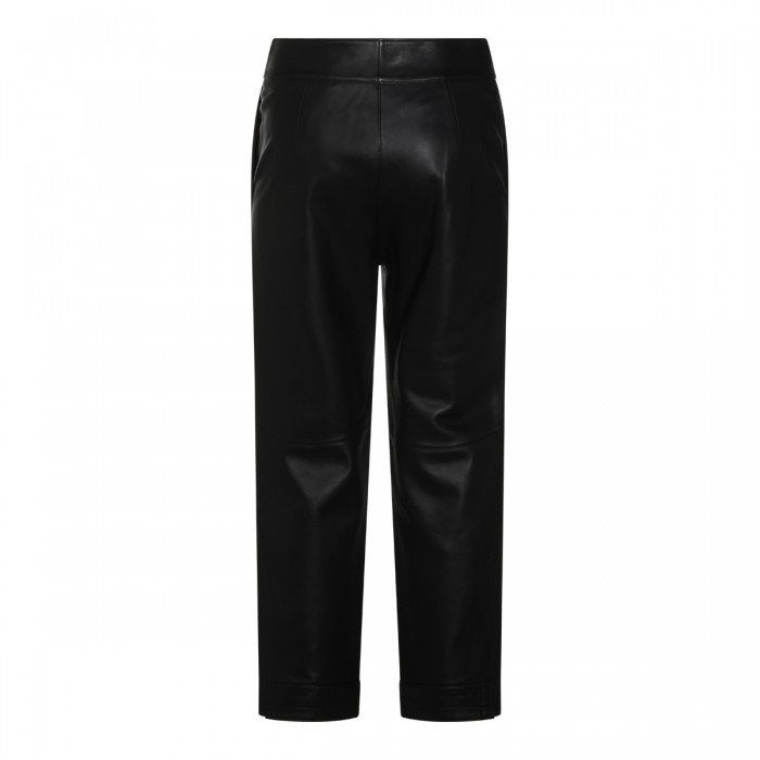 BLACK LEATHER PANTS 2