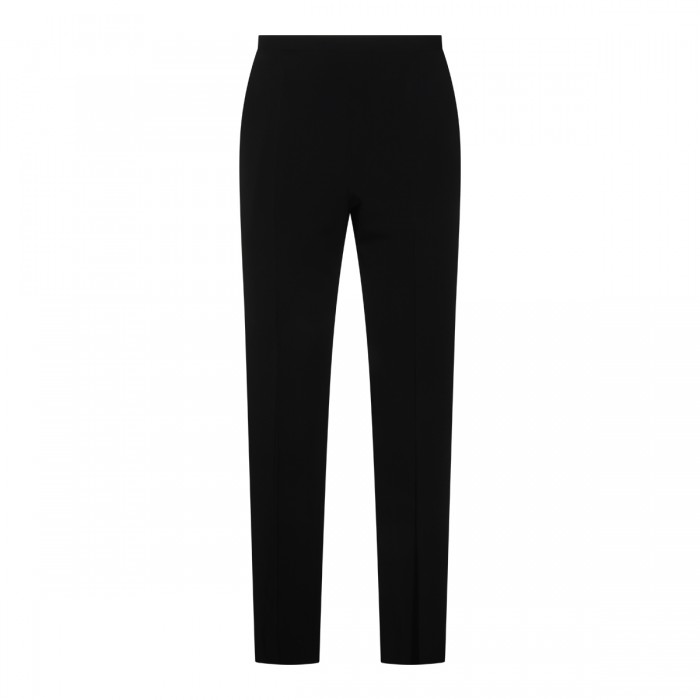 BLACK WOOL PANTS