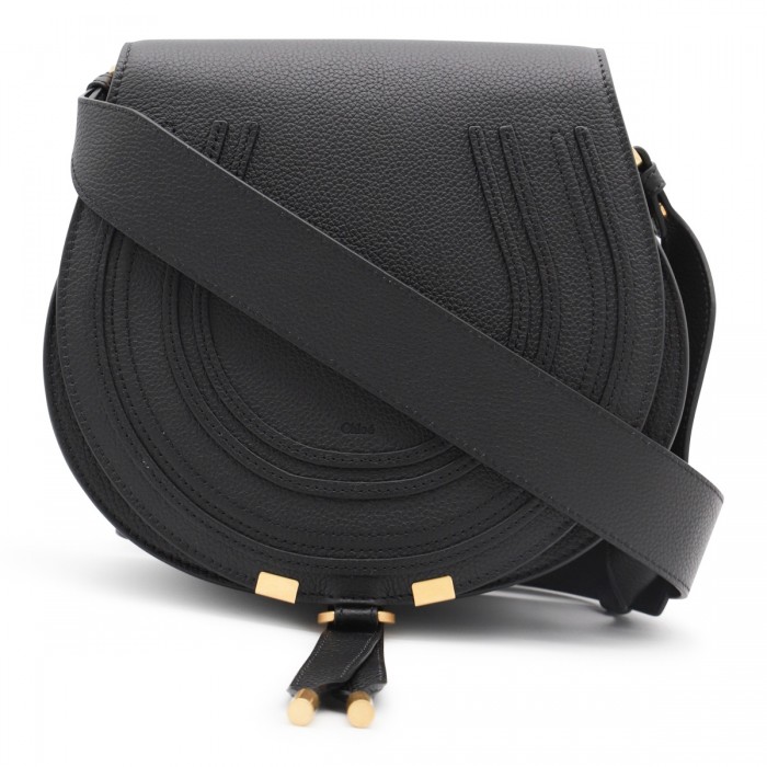 BLACK LEATHER MARCIE...